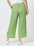 Side Button Linen Pant | Lawn
