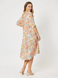 Clarity Print Tiered Dress