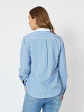 Boston Stripe Shirt | Cornflower