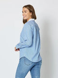 Boston Stripe Shirt | Cornflower