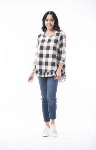 Orientique Gingham Top