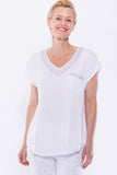 Sequin White TShirt