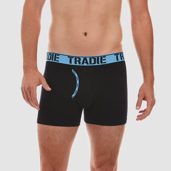 TRADIE Man Front Trunk | Black with Fluro Blue