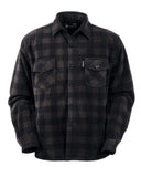 Mens Fleece Big Shirt | Charcoal