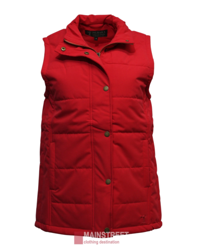 Pilbara Ladies Vest | Cherry