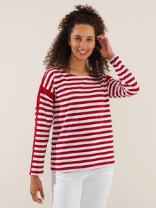 Stripe Boxy Tee