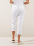 Washed Linen Cropped Pant