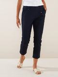 Stretch Linen Pant | Navy