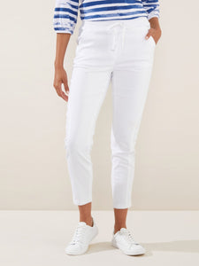 Pull On White Jean