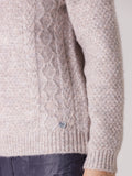 Double Cable Knit Sweater | Multi